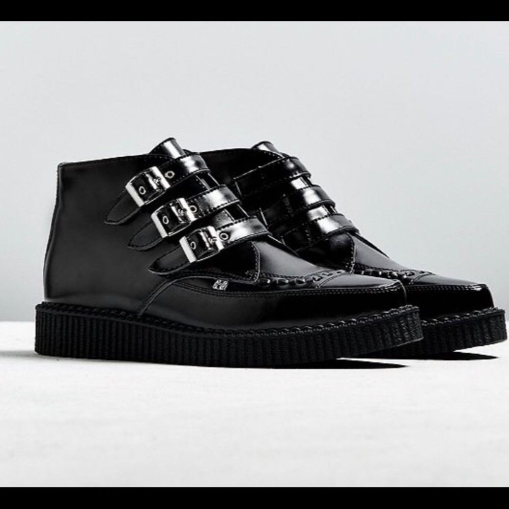 T.U.K. Creeper buckle boots